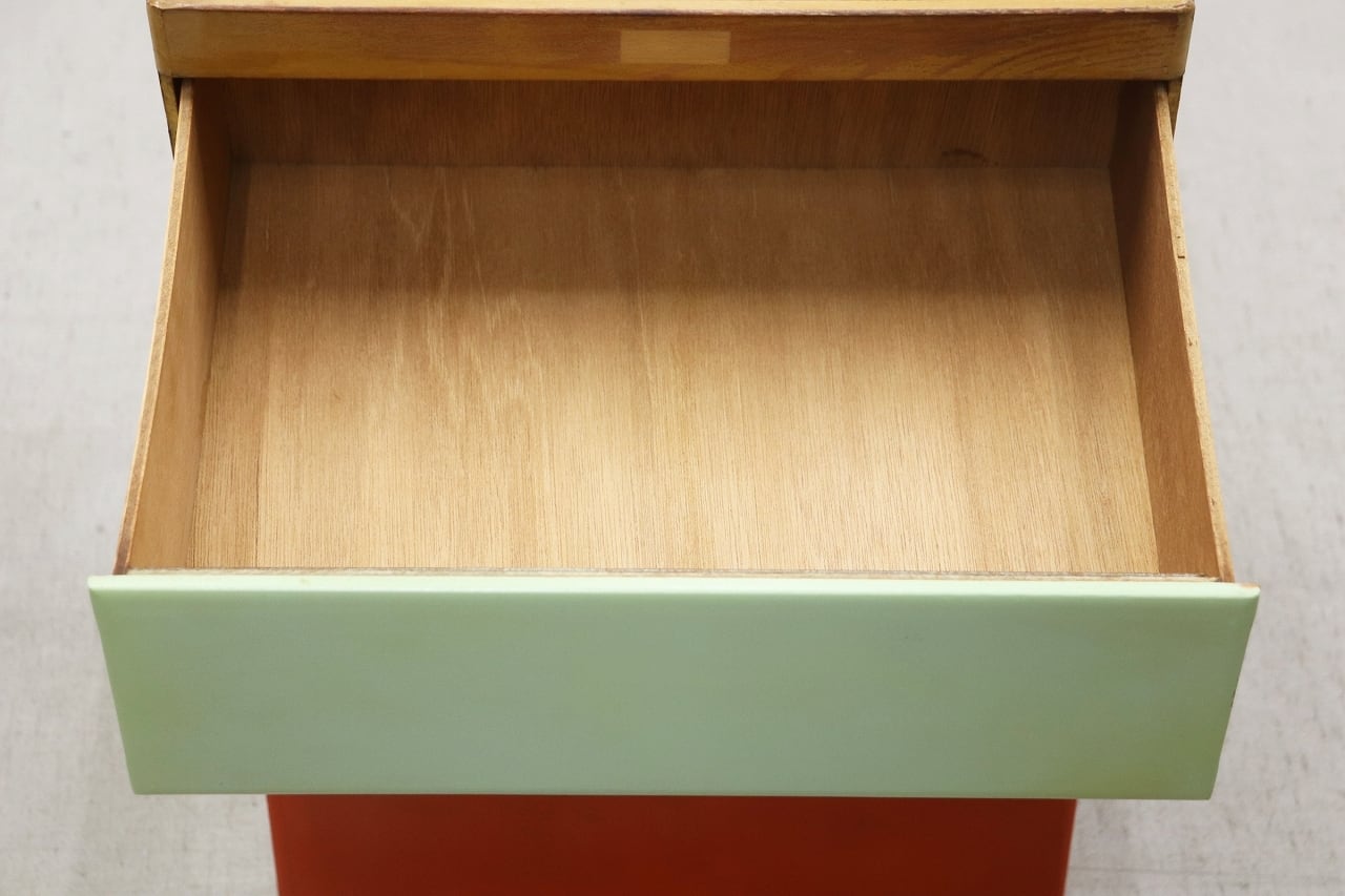 沼津店】 レトロ ポップ カラフル チェスト 箪笥 たんす 収納 仕分け