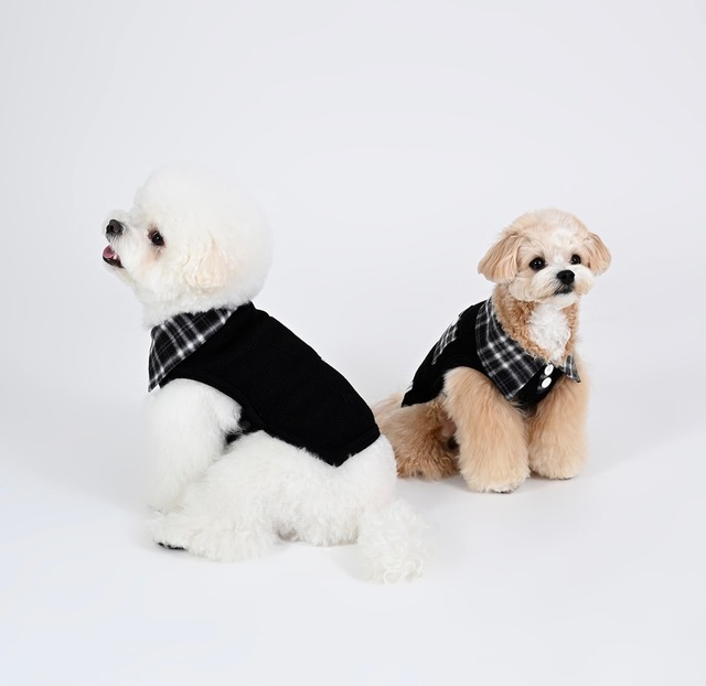 足を通さない襟付きシャツ ‐ (BLACK)