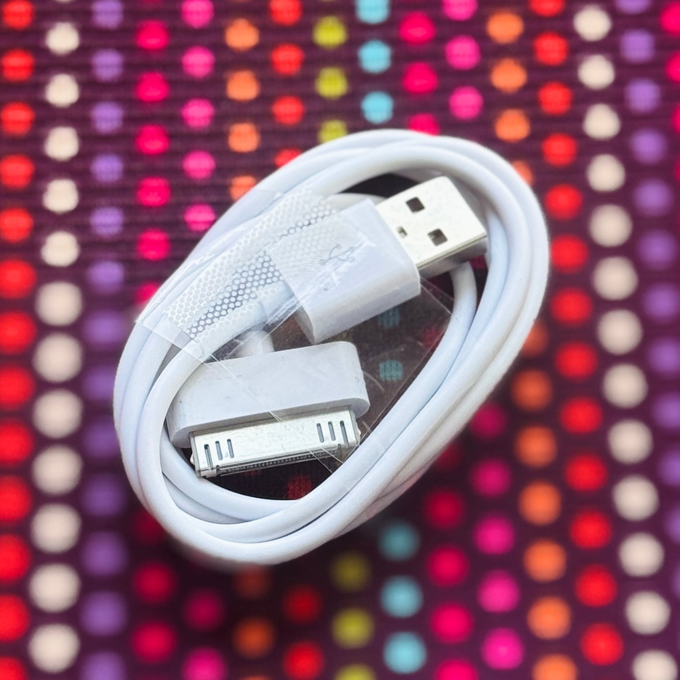 希少】Apple 純正 Firewire Cable 1.8m iPod 1st&2nd 専用 【デッド