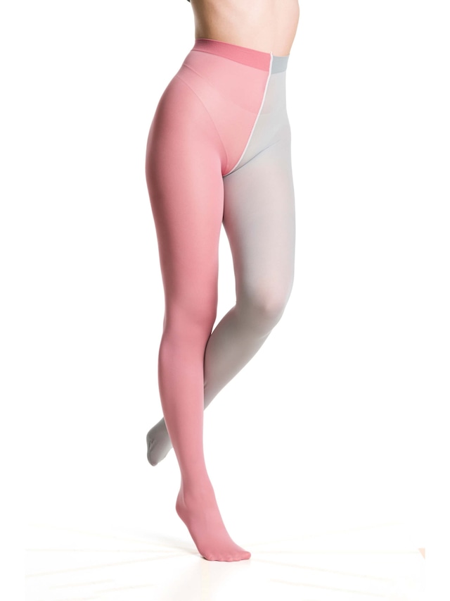 バイカラータイツ　STORM　3/4サイズ　Pietra/r.antico　　TRASPARENZE　　