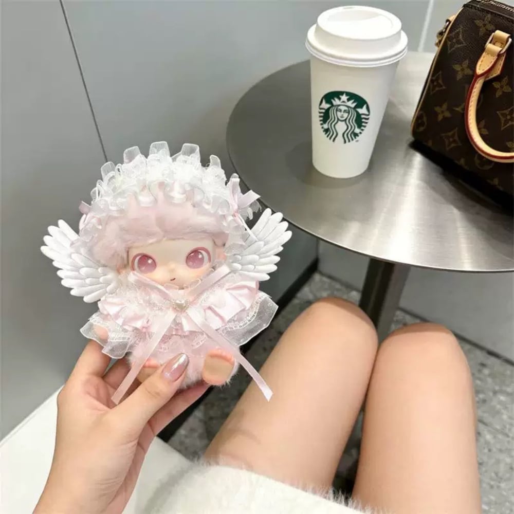 推し活アイテム 撮影用アイテム 10cmぬい服 天使のフリルセット 羽付き