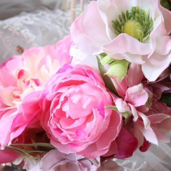 リースブーケ　レース・リボン付き 09489eee9492b4972d5911d2623967