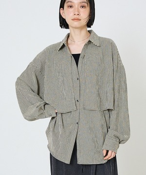 【NOMINE】ロングヨーク オーバーサイズ シャツ