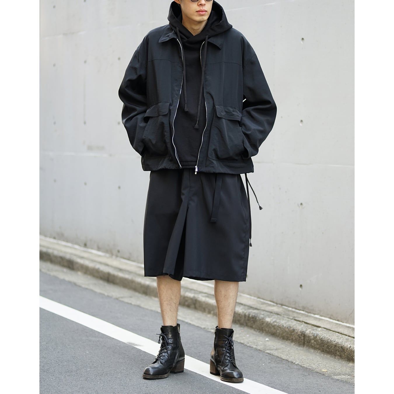 Blanc YM] (ブランワイエム) BL-26S-SSCWJ Salt Shrink Cupro Work JKT