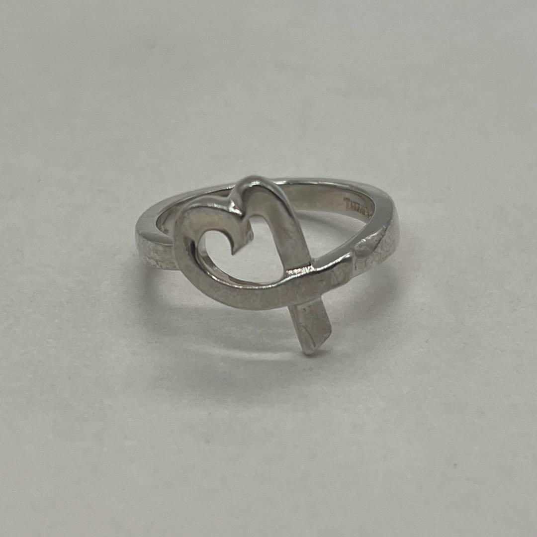 ティファニー TIFFANY パロマピカソ ラビングハートリング 12号 SV