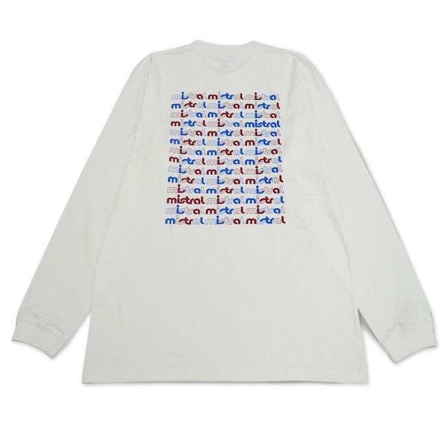 コットン長袖Tシャツ -ビッグロゴ- NAVY