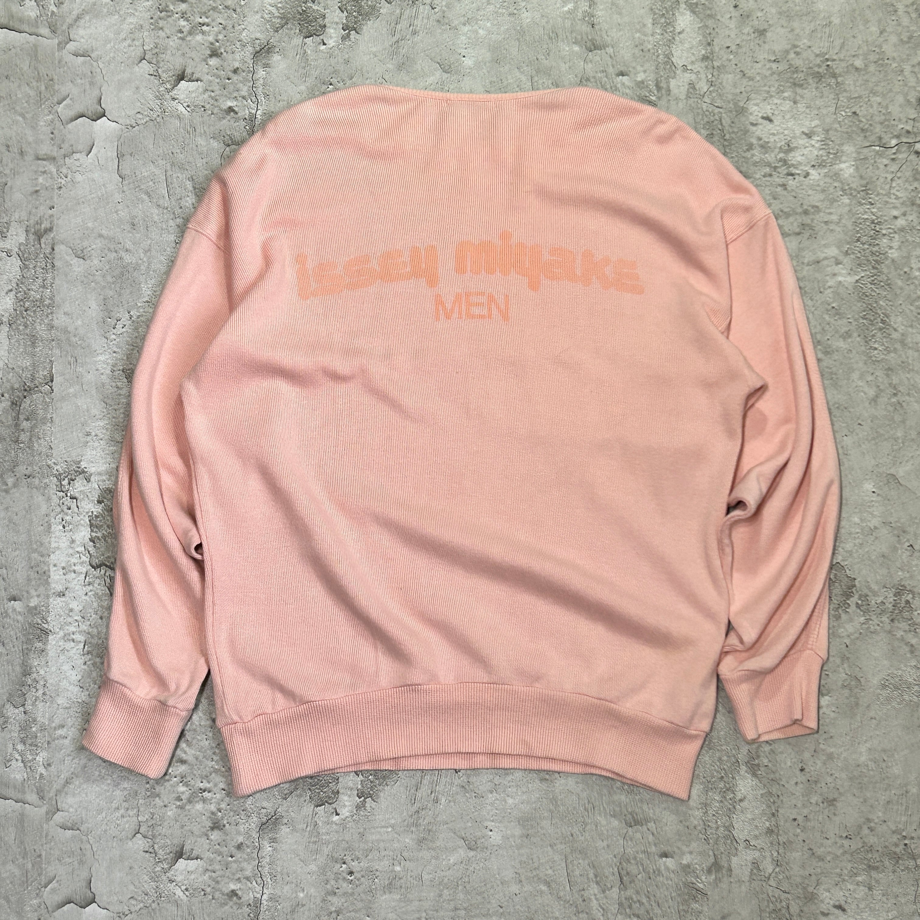 27日まで限定価格 Miyake Men 80s Back Logo Sweat 80s Issey Miyake Men Back Logo Sweat Shirt M | COMPOSITE STORE