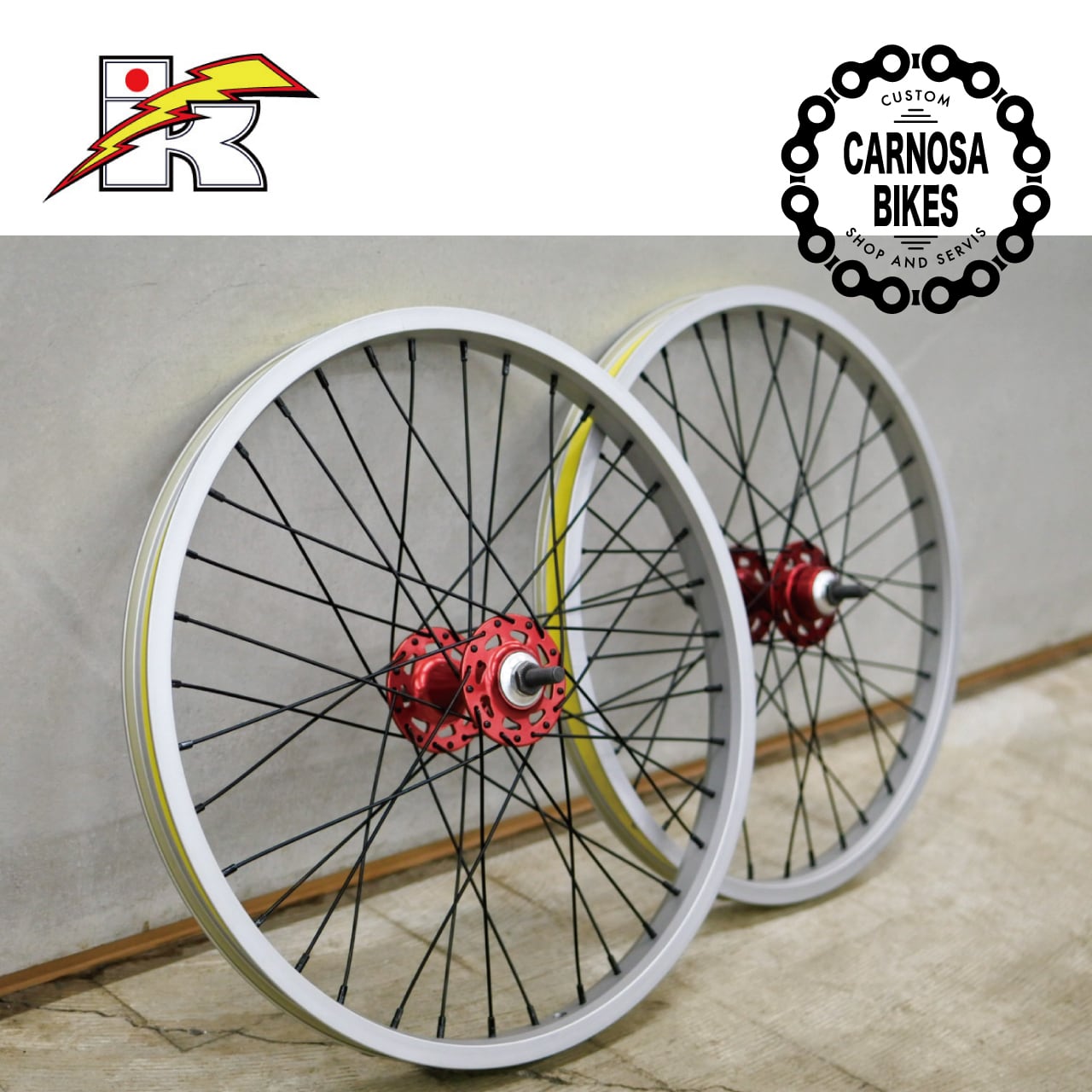 KUWAHARA】BMX Complete Wheel Set [BMXコンプリートホイールセット