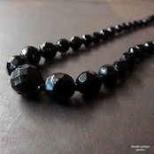 アンティーク フレンチジェット ネックレス