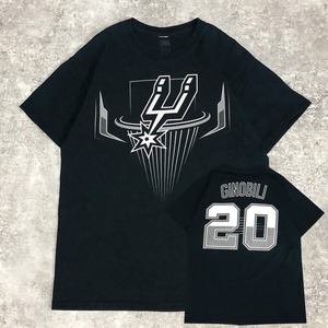 マヌ・ジノビリ サンアントニオ・スパーズ ナンバリング Tシャツ NBA