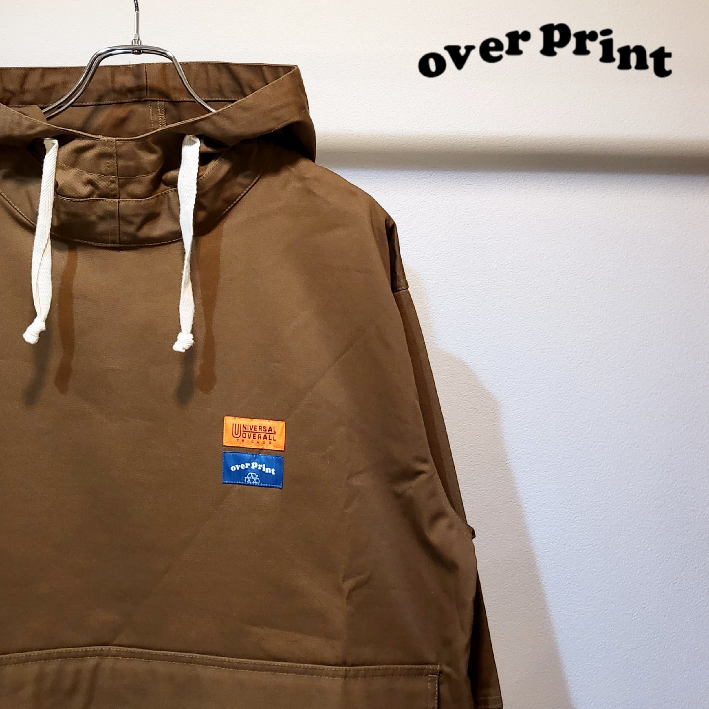 【over print】anorak parka *UNIVERSAL OVERALL | ATRIUM powered by BASE