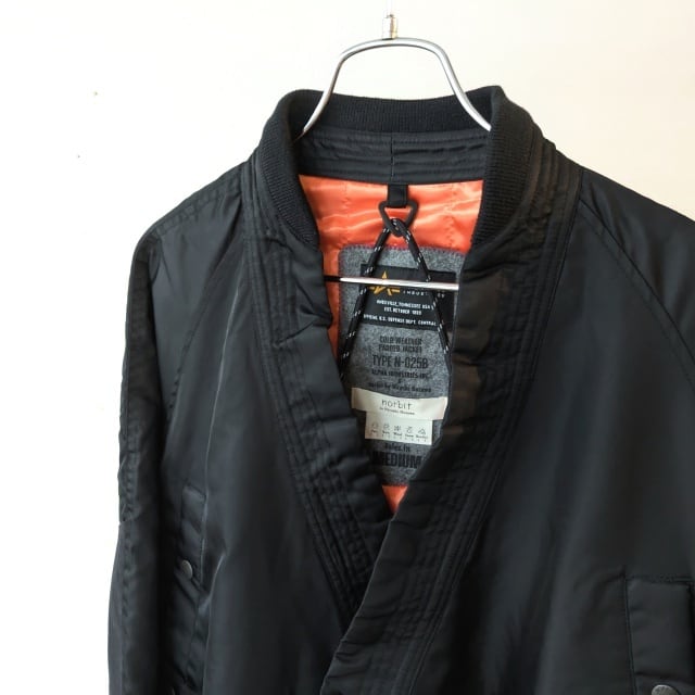 norbit × ALPHA N3B Samue Jacket （Black） | C.COUNTLY ONLINE STORE