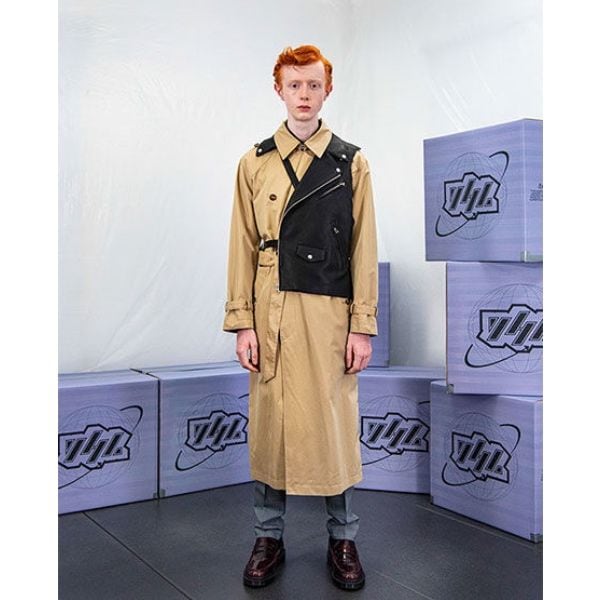 YUKI HASHIMOTO CROSSOVER TRENCH COAT