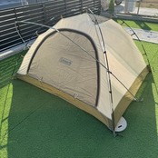 中古品 Coleman コールマン ツーリングドームLX オリーブグリーン 