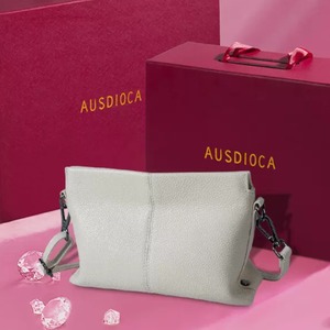 ソフトレザージップスモールショルダーバッグ 6color W10043