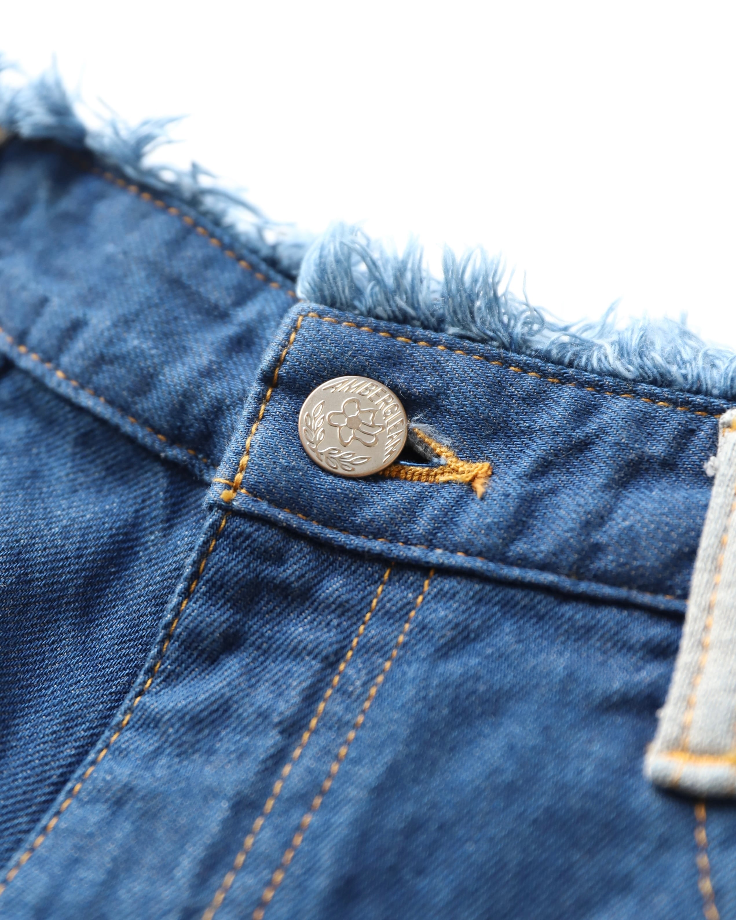 argue ZIMBABWE DENIM/MILKY WAY ジンバブエデニム 残り僅か | 2WAY Baggy Denim Pants | AMBERGLEAM