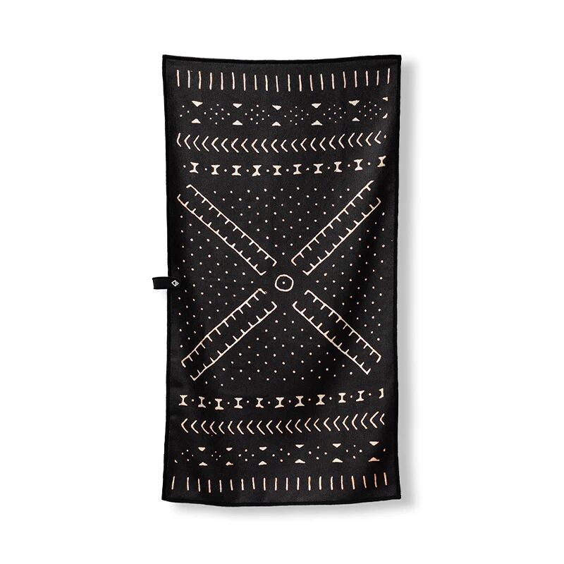 THE NOMADIX(ノマディックス)FITNESS TOWEL -MUD CLOTH BLACK 高吸水タオル