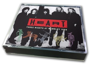 NEW HEART THREE NIGHTS AT WEMBLEY 1988   4CDR  Free Shipping