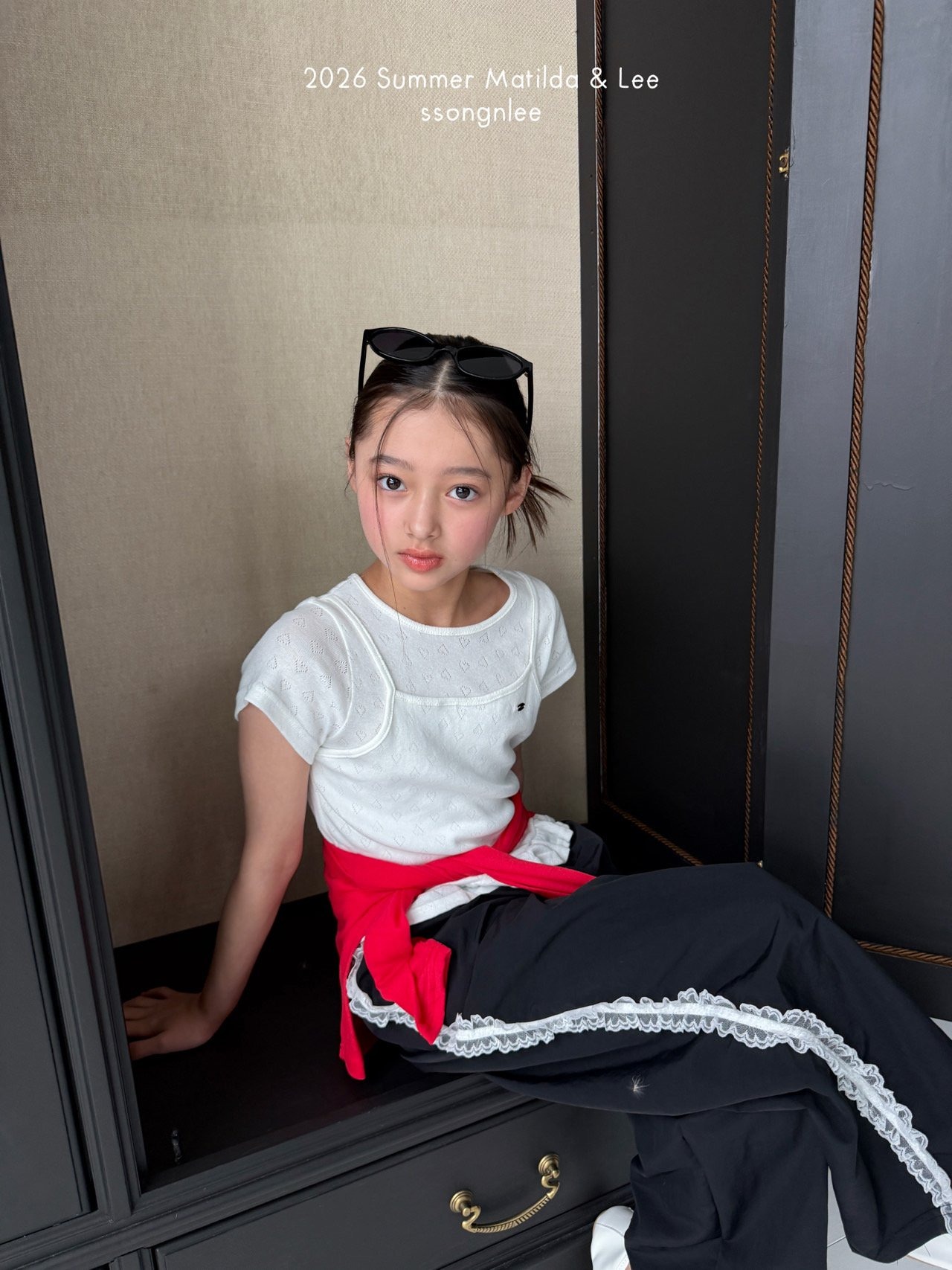 [Matilda&Lee] Lace School Pants (15/17/19) / [마틸다앤리] 레이스쿨팬츠 (15/17/19)