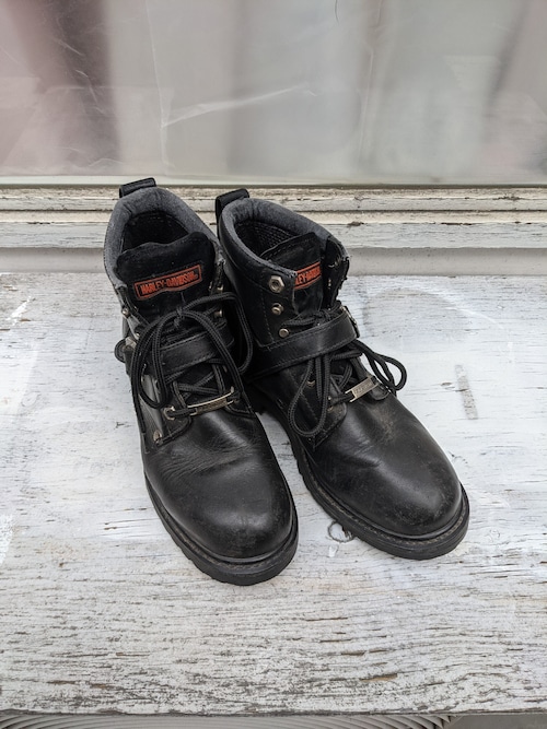 "HARLEY DAVIDSON" lace up boots
