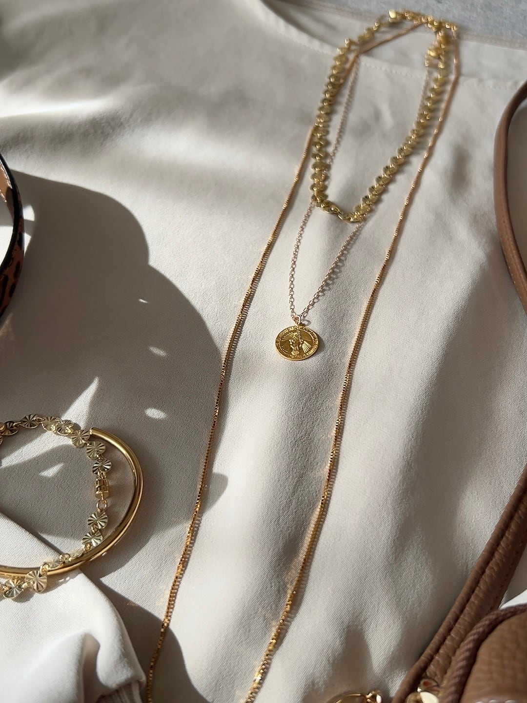 ハートチェーンネックレス ゴールド | 上品なアクセサリー | こだわり