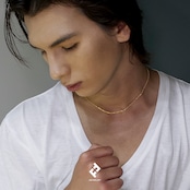 +bamboo・バーチェーンネックレス(gold)