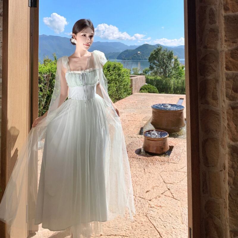 【dress】チュールキャミワンピース M33228