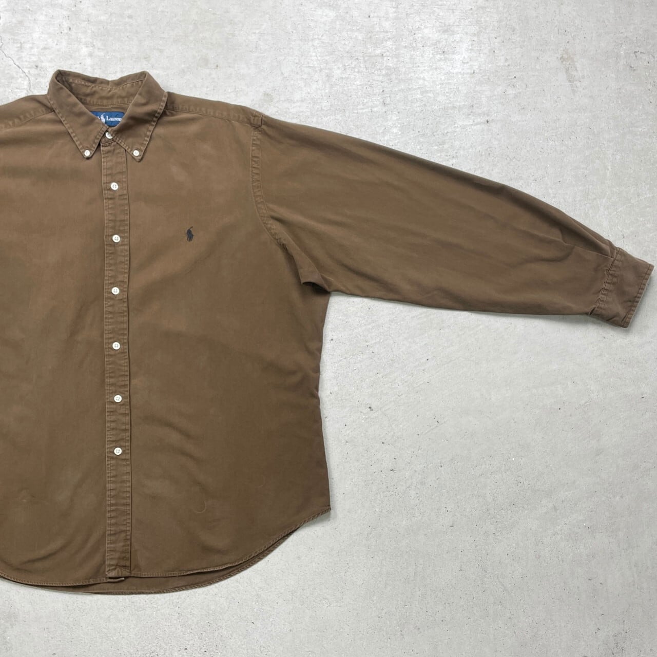 90年代 RALPH LAUREN ラルフローレン CLASSIC FIT コットン ボタン