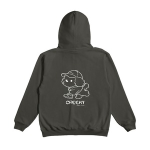 cheekyマルチーズ　ジップパーカー