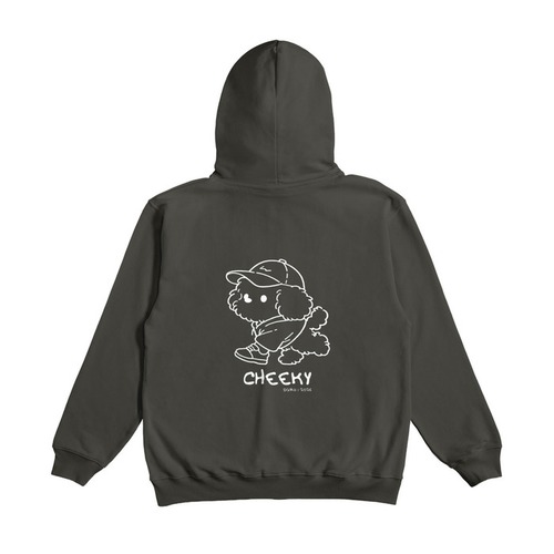 cheekyマルチーズ　ジップパーカー