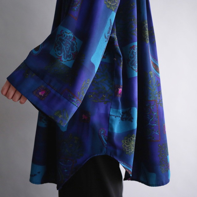 good coloring paisley pattern over size shirt