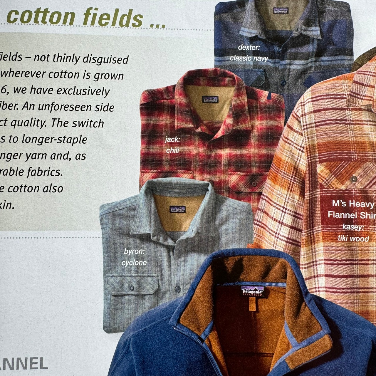 Patagonia ヘビーフランネルシャツ ポルトガル製 しっけ