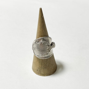 Handcrafted Sterling Ring Made From Vintage 1963's British Spoon