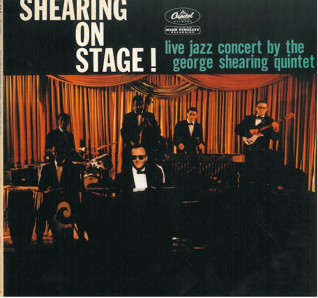 THE GEORGE SHEARING QUINTET SHEARING ON STAGE ! (LP) 日本盤