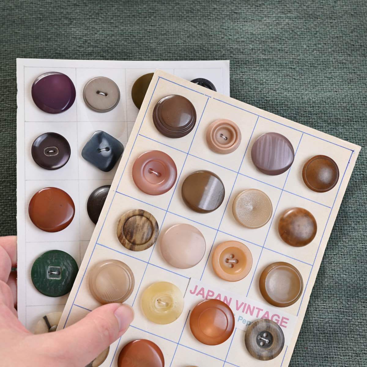 Salt&Pepperさんのレトロボタン 昭和ヴィンテージコレクション|デッドストック 昭和レトロ 手芸材料 雑貨屋