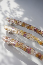 ロングフラワーバレッタ③