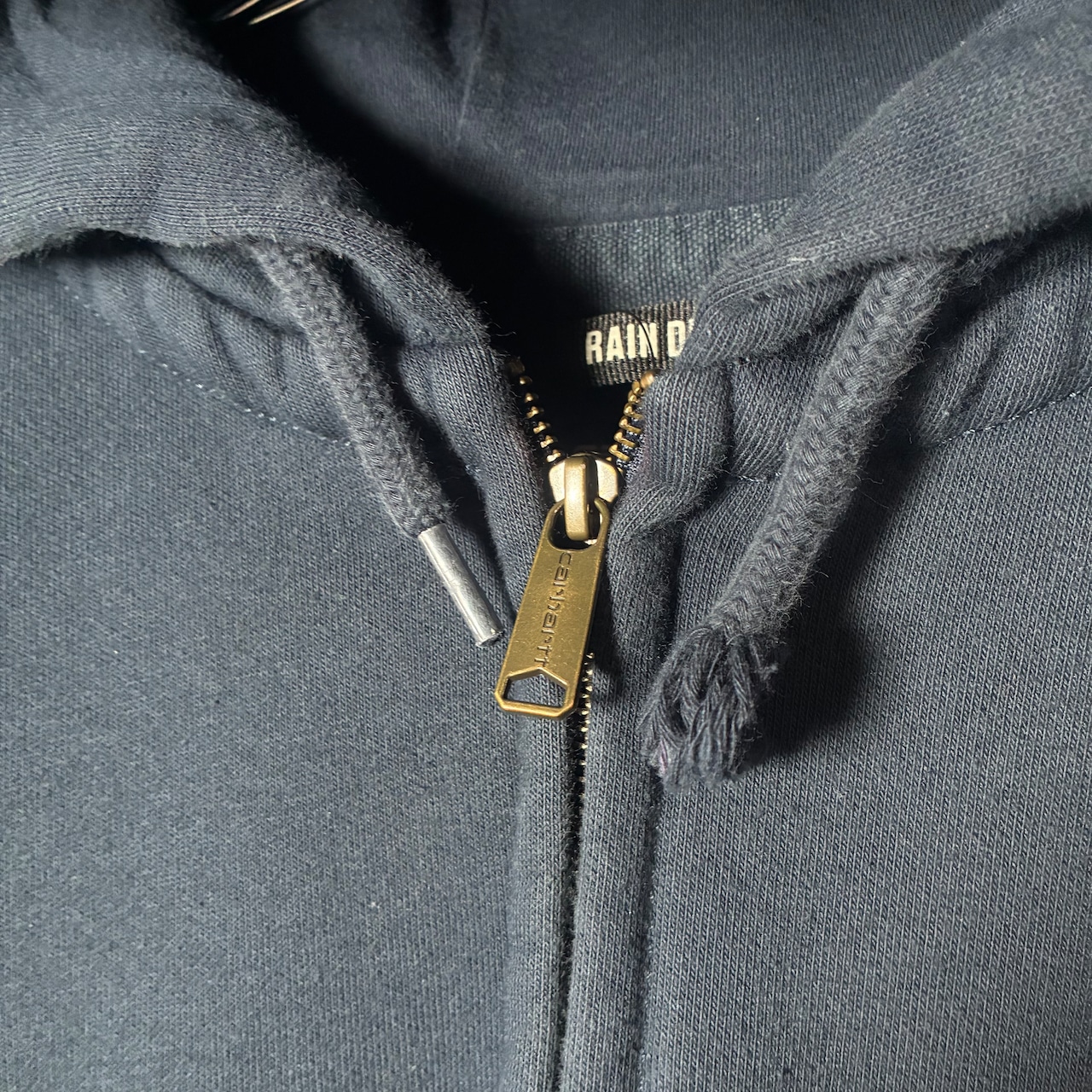 Carhartt ジップパーカー ネイビー 企業刺繍 カーハート