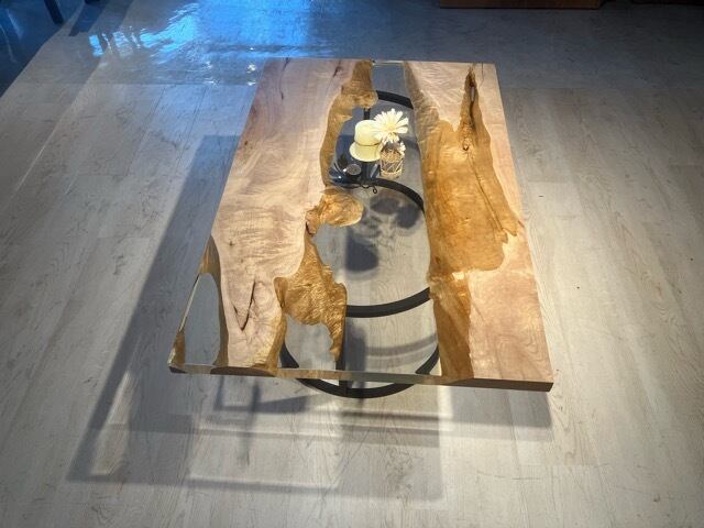 栃（トチ）_1180×740×36_浅草本店_テーブル天板/リバー加工