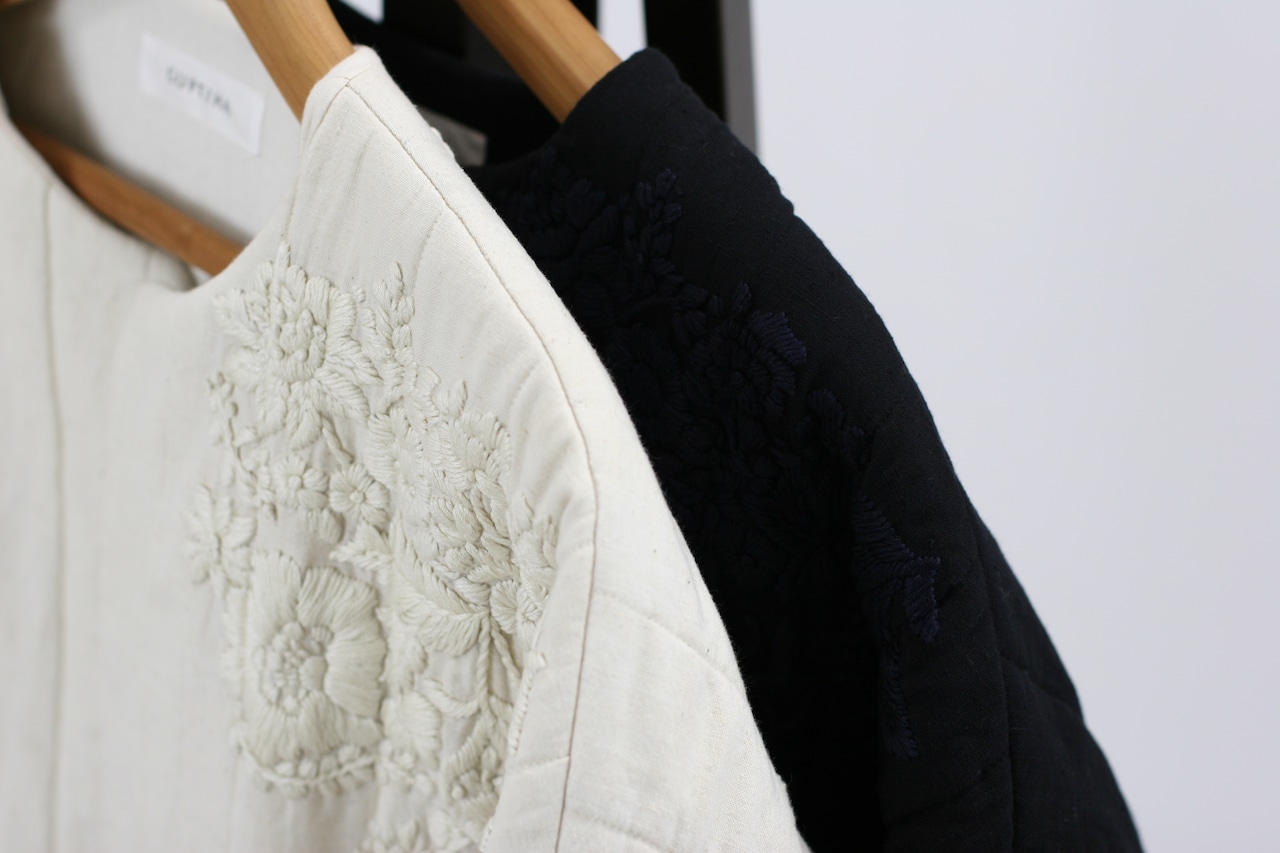 【GUPTIHA】Sobakasu Khadi Quilt Jacket(63413-096)
