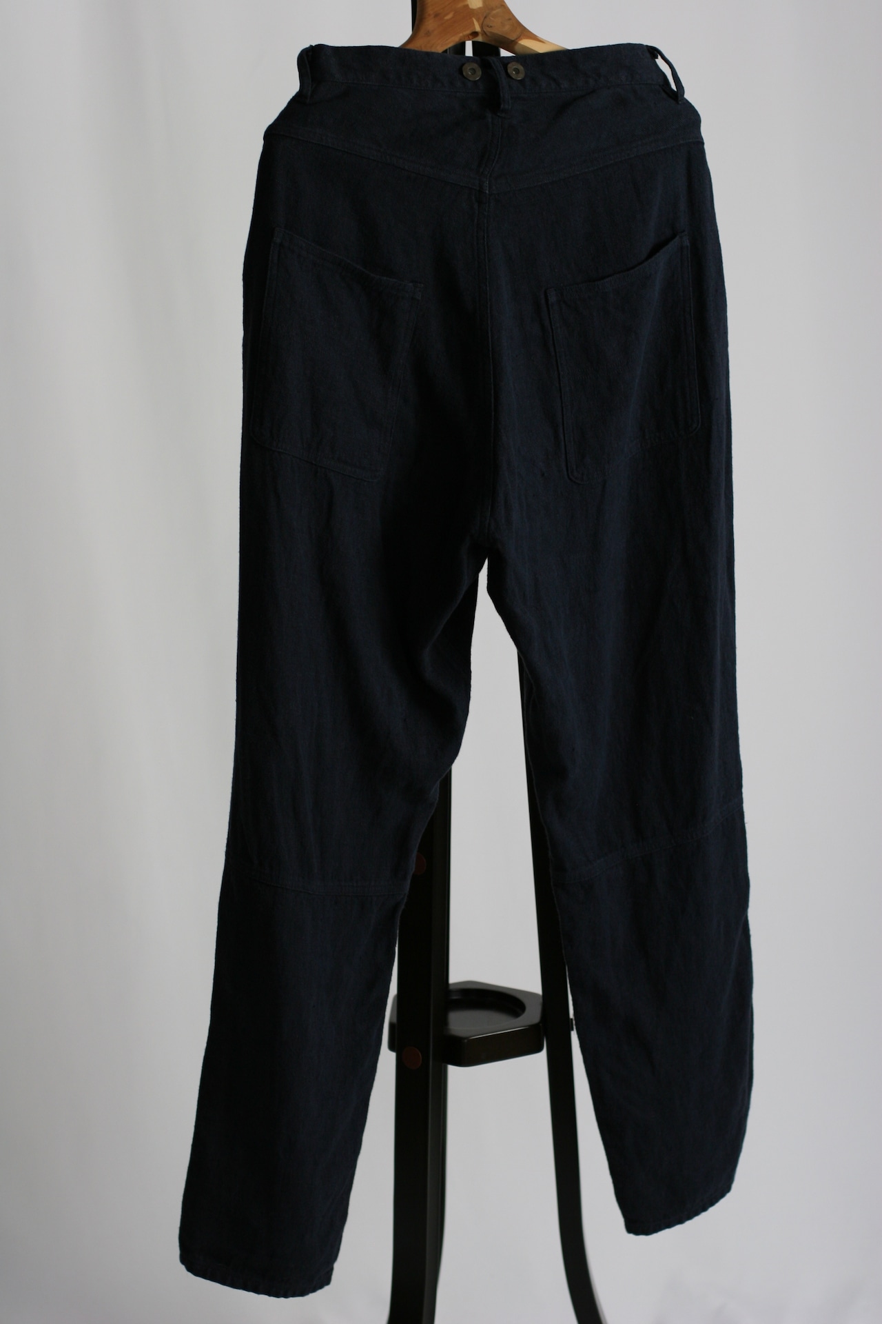 【Vlas Blomme】Kortrijk Linen JODHPURS PANTS / Navy(13528361)