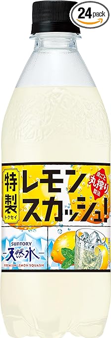 レモンスカッシュさん専用 サントリー天然水 サントリー 特製レモンスカッシュ 500mlペット