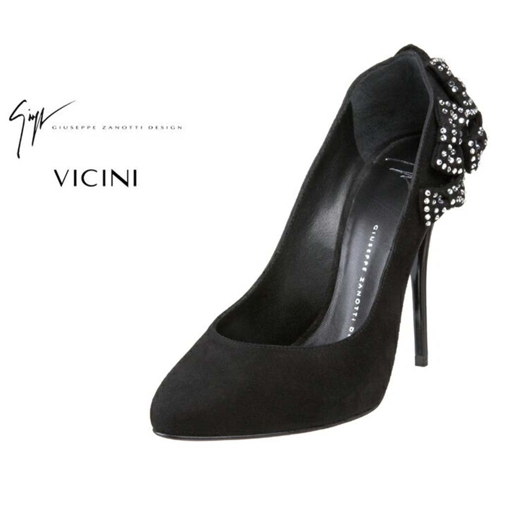 GIUSEPPE ZANOTTI ジュゼッペザノッティ　ヒール　スワロ 38.5#イタリアシューズブランドGiuseppe Zanottiジョゼッペ