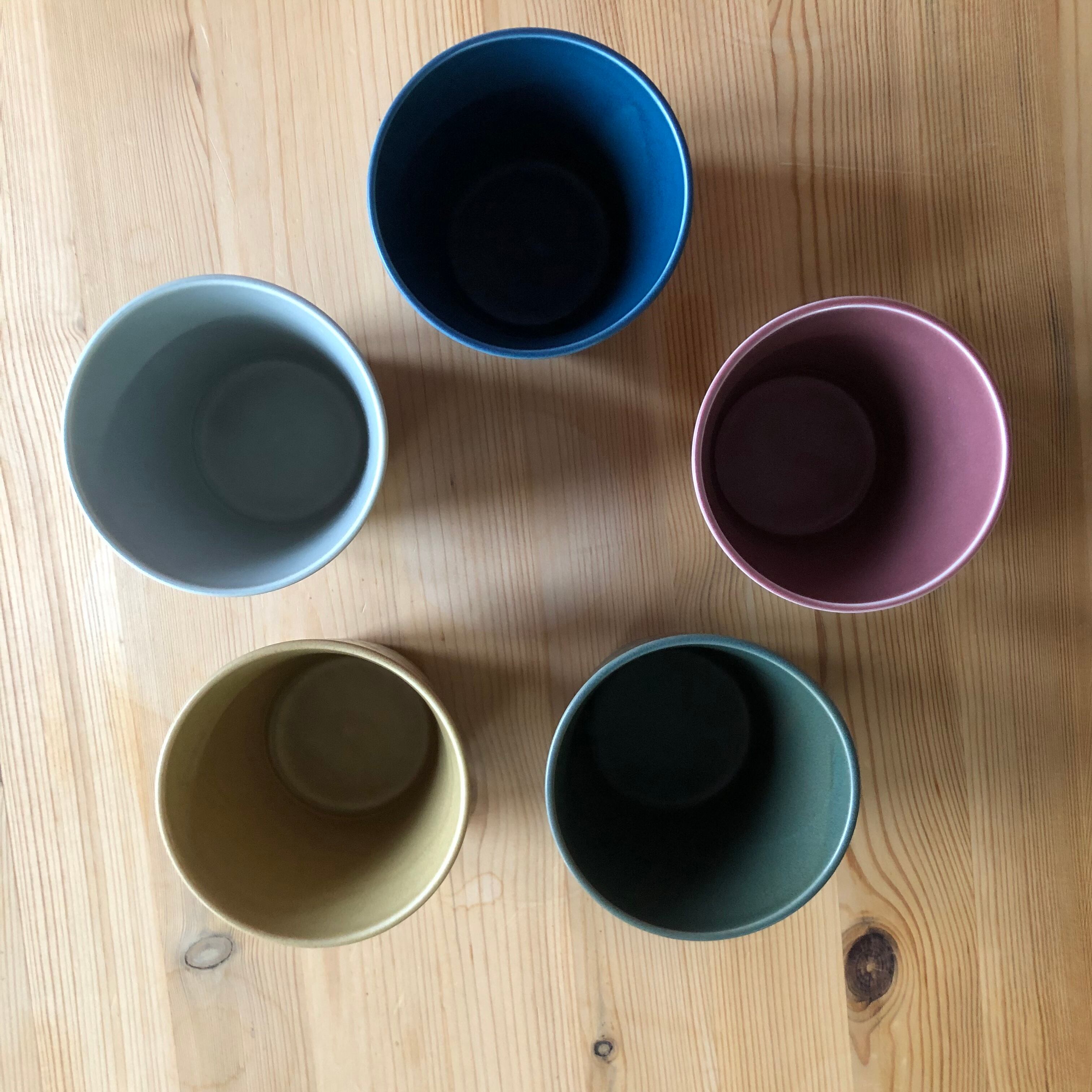 印花型カップ「グリーンマット」