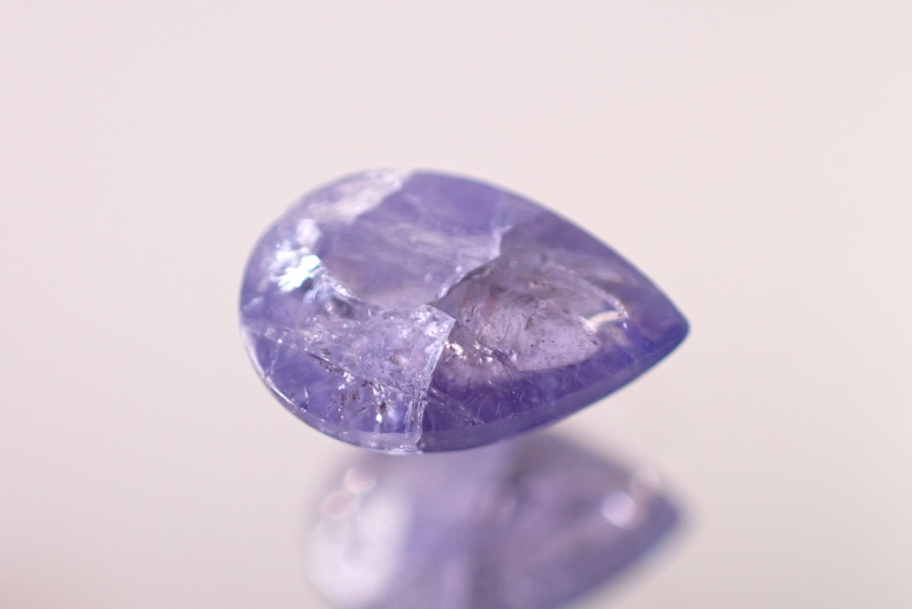 【原石セット】タンザナイト　0.53ct/2.68ct　[D3-406]