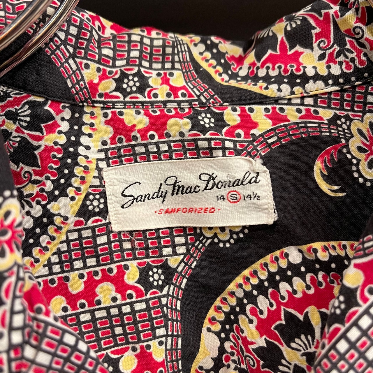 60s Sandy Mac Donald S/S Open Collar Shirt | VOSTOK