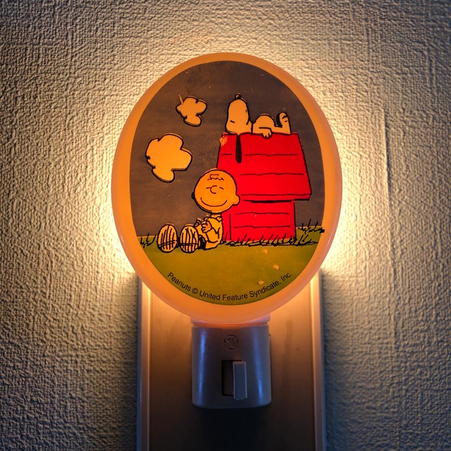 GE Peanuts Snoopy Night Light/ ナイトライト GE社製 スヌーピー 