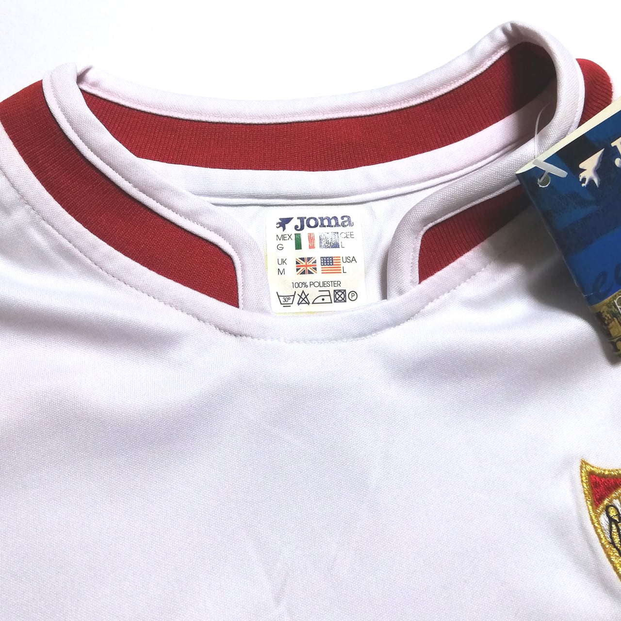 セビージャ 2003-04 Joma ホーム半袖 ユニフォーム（インポートL