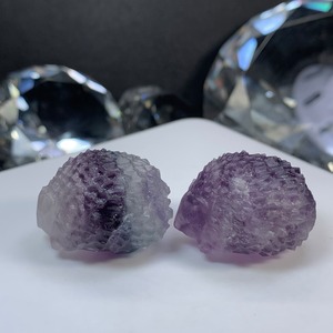 13.可愛いフローライトハリネズミさん☆ペアセット