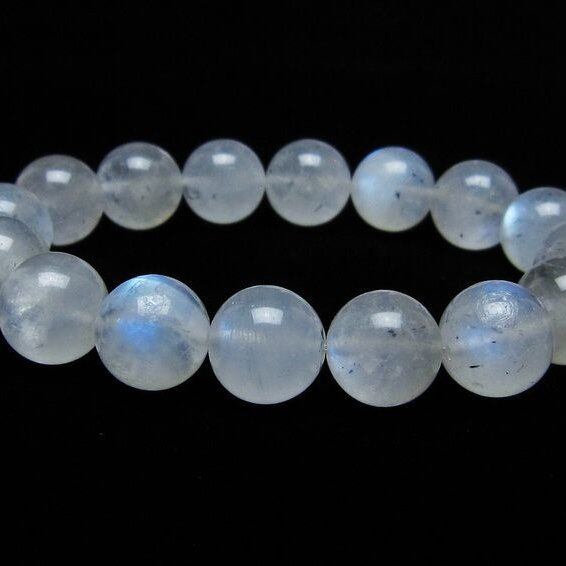 ムーンストーン ブレスレット 13mm 一点物 メール便可 [M便 1/10] 111-44909