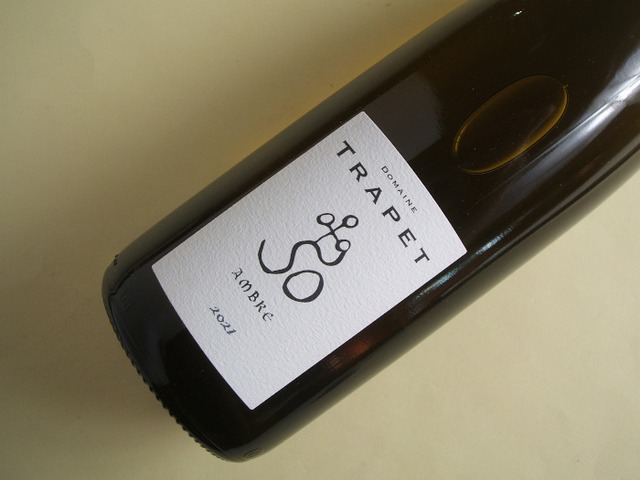 アルザス　ゲヴェルツトラミネール　マセレ　アンブル　オランジュ　2021年　トラペ